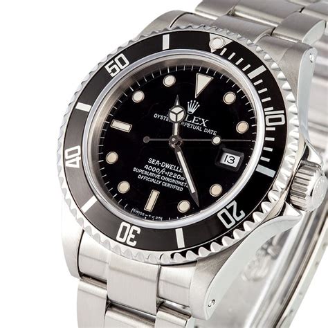 rolex sea-dweller 16600 black luminescent dial|Rolex Sea-Dweller watch.